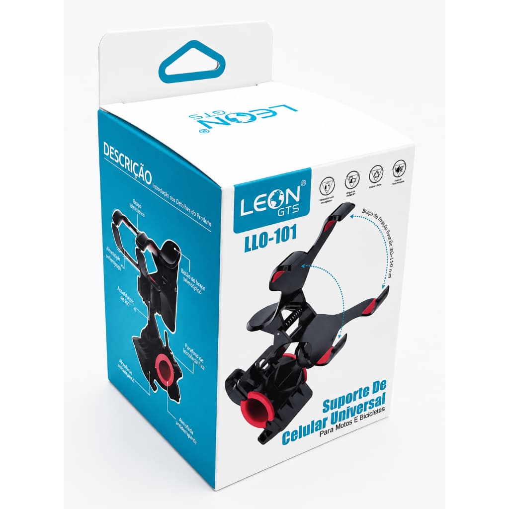 Suporte Celular Universal de Pedestal P/ moto, carro e para cifra Musico