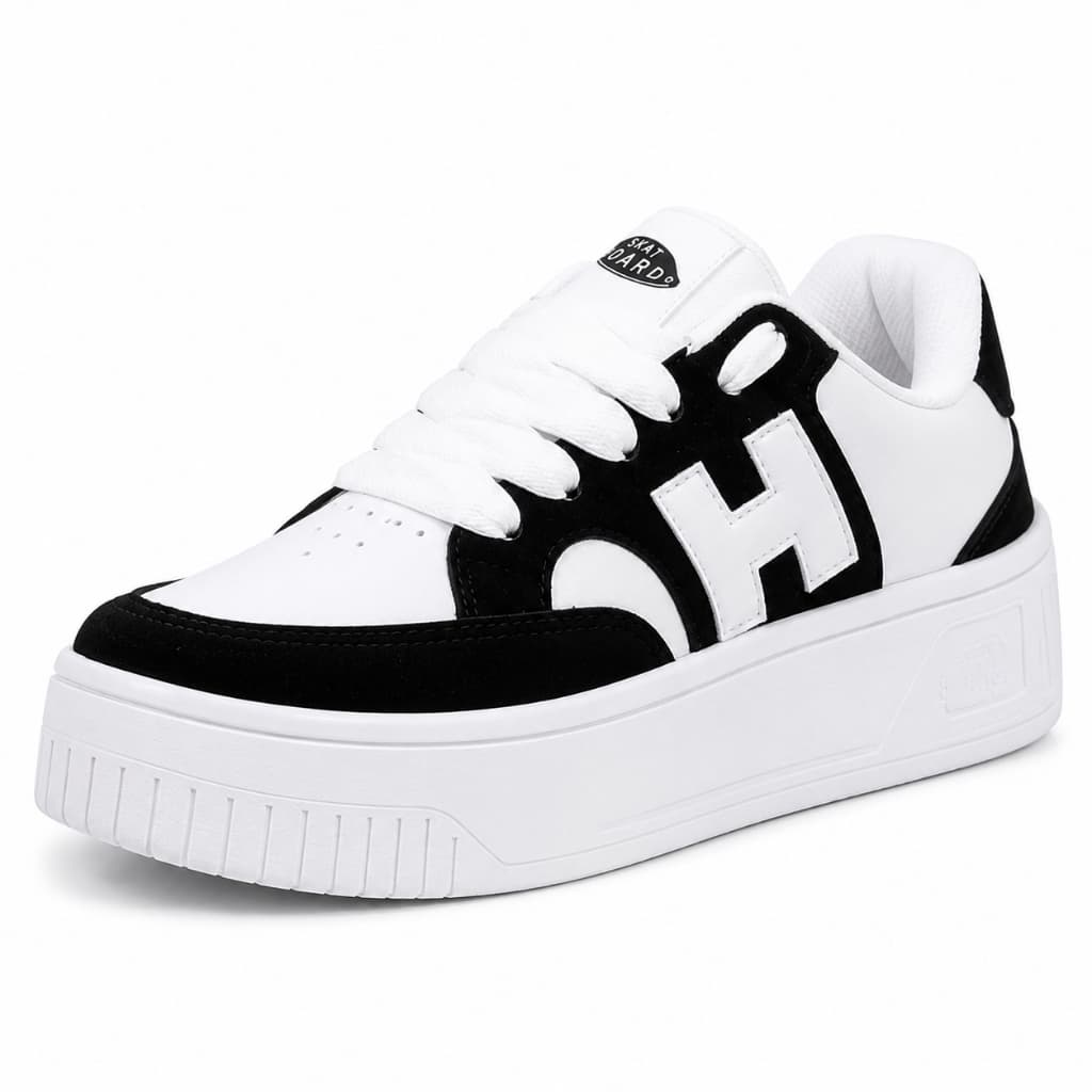 Tenis HH Casual Feminino Moda Elegante Skate macio Leve Trabalho Caminhada