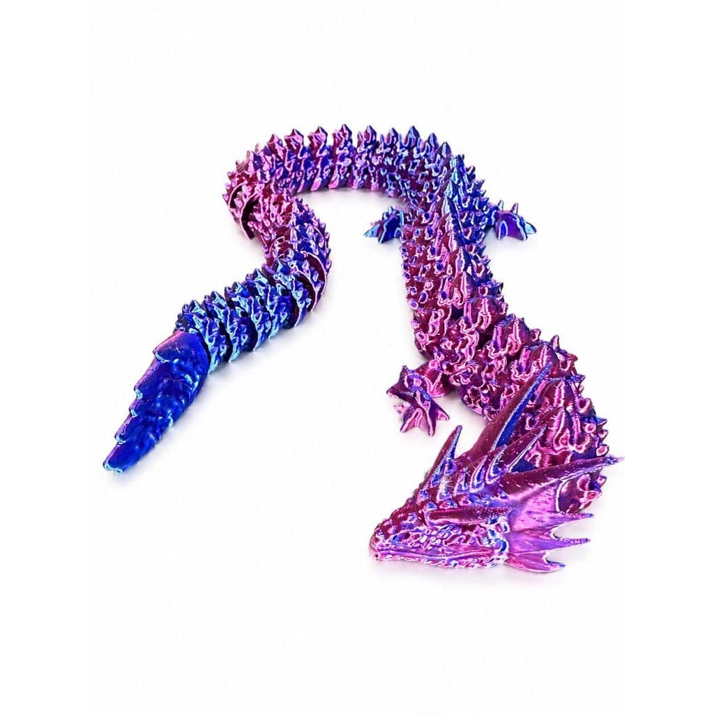 Dragão Articulado Flexível Sensorial Anti Stres Relaxante Fidget Extra Longo Brinquedo Para Crianças