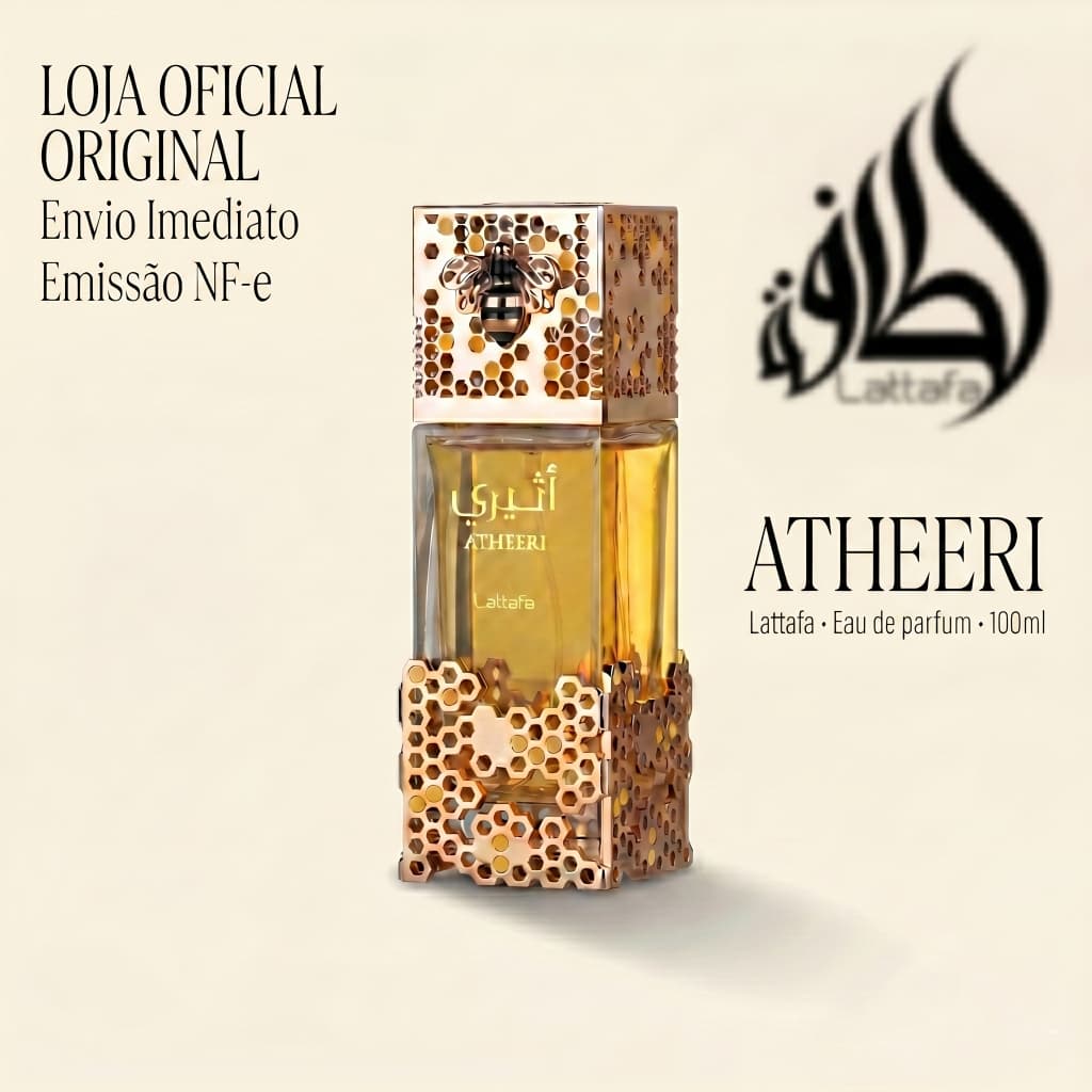 Perfume Lattafa Atheeri 100ml - Árabe Original Alta Fixação