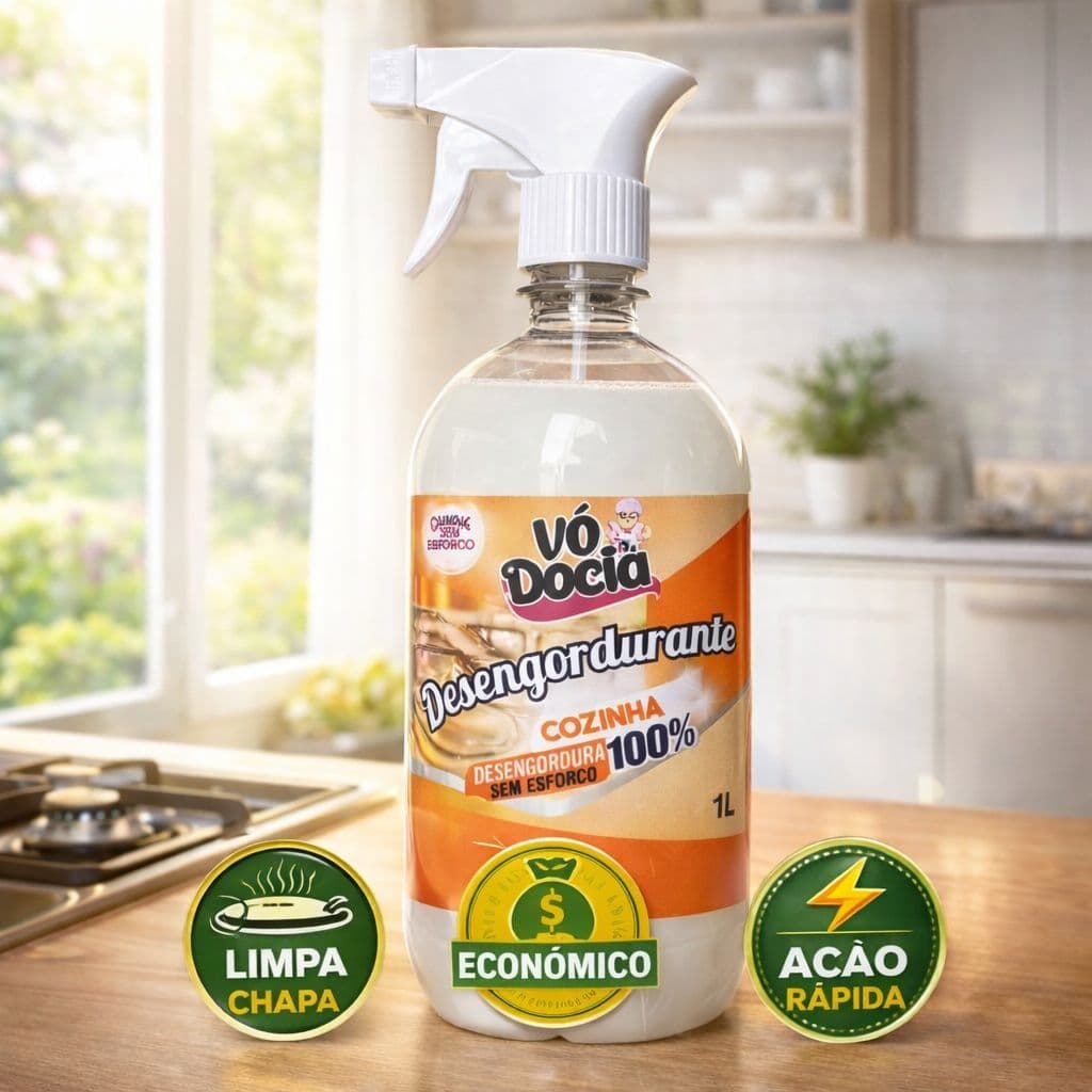 Removedor Gordura Incrustada Churrasqueiras Fórmula Pronta para Uso