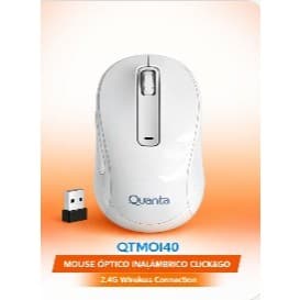 Mouse Óptico Sem Fio Click&Go QTMOI40