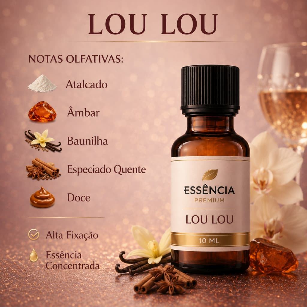 ESSENCIA DE PERFUME FEMININA CONCENTRADA DE 10ML ALTA FIXAÇÃO E DURADOURA