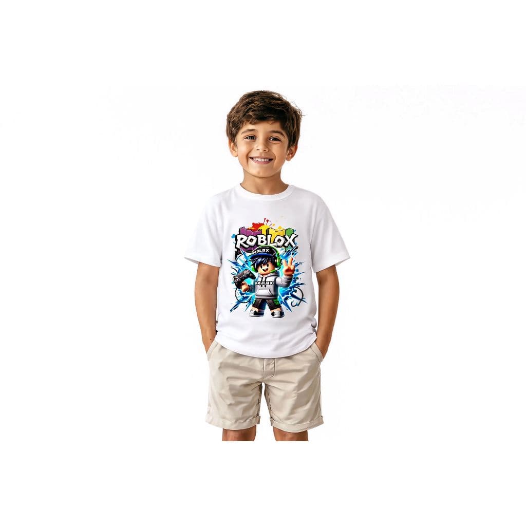 Camiseta Infantil Roblox Menino
