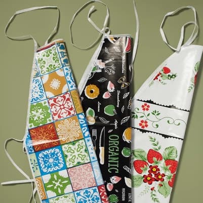 Kit 2 Aventais De Cozinha Lizo Estampado Impermeável - SORTIDO