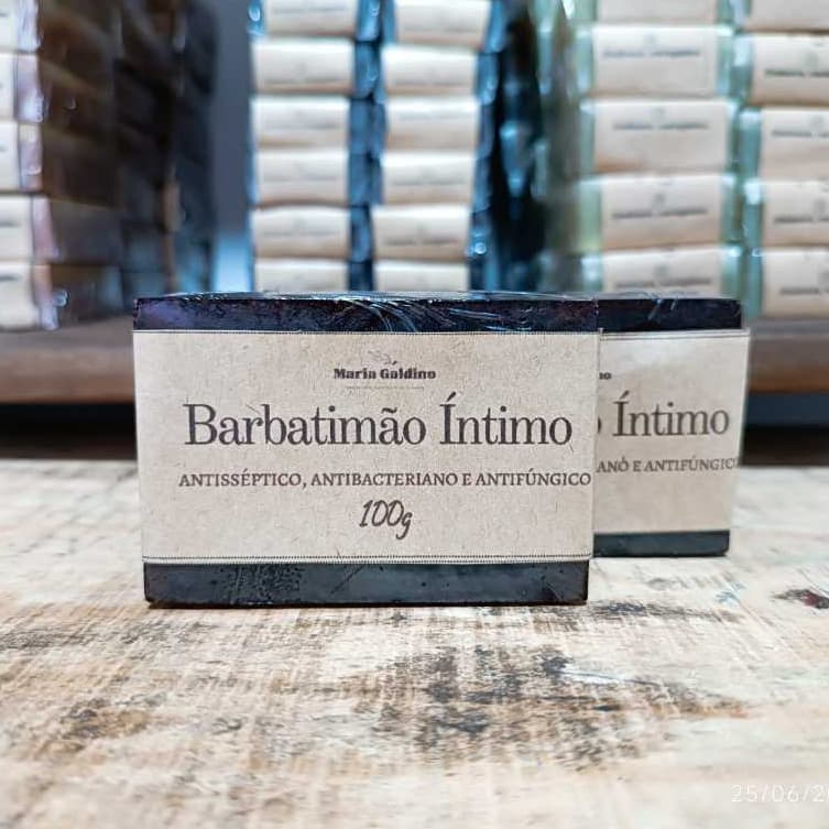 Sabonete de Barbatimão e Melaleuca Intimo Artesanal Natural