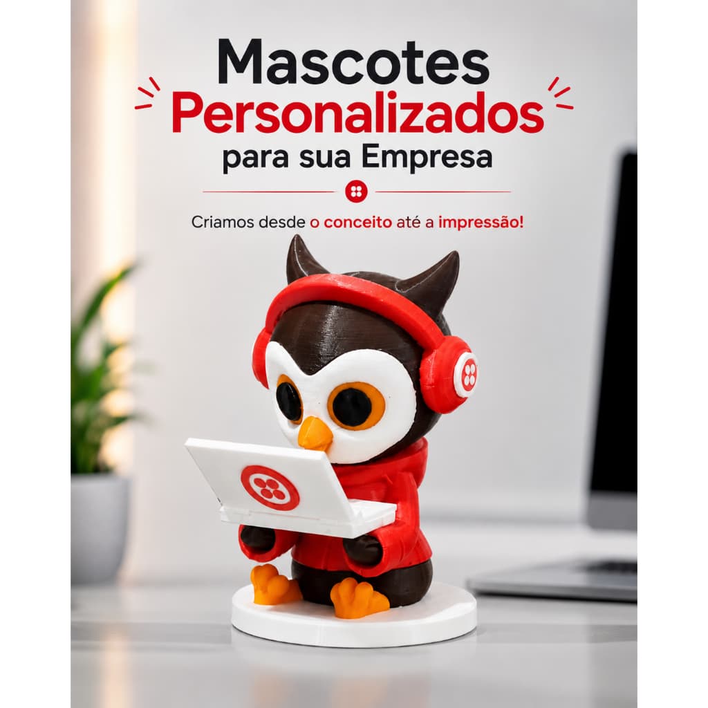 Brindes Corporativos Personalizados Mascotes para sua Marca