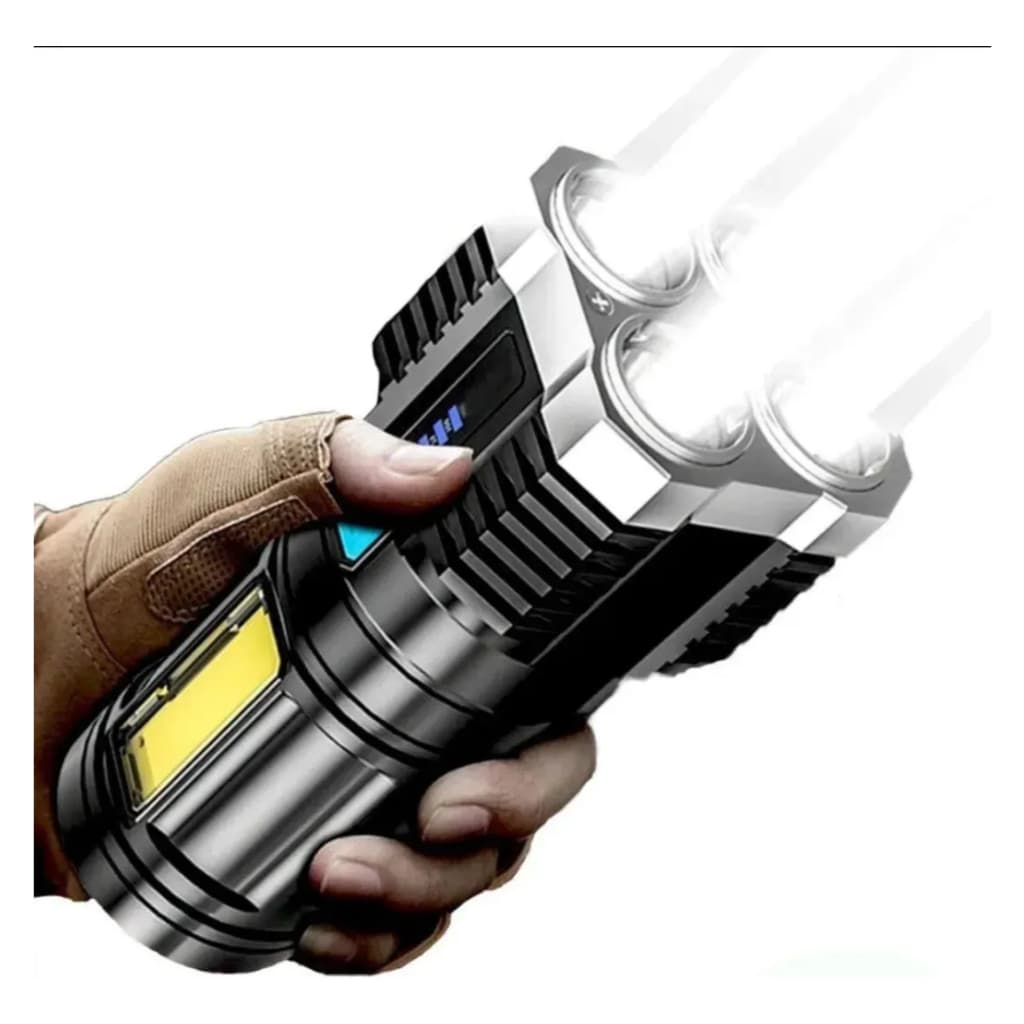 Lanterna Led 800mah 300m De Alcance Para Acampar, Reparos