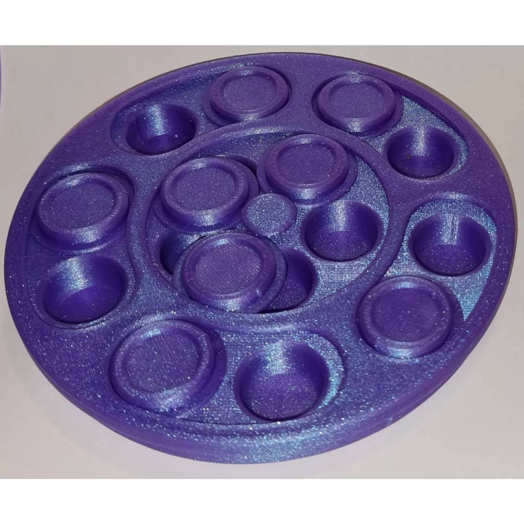 Brinquedo Interativo Comedouro Lento para Pet Porta Petisco Puzzle Redondo