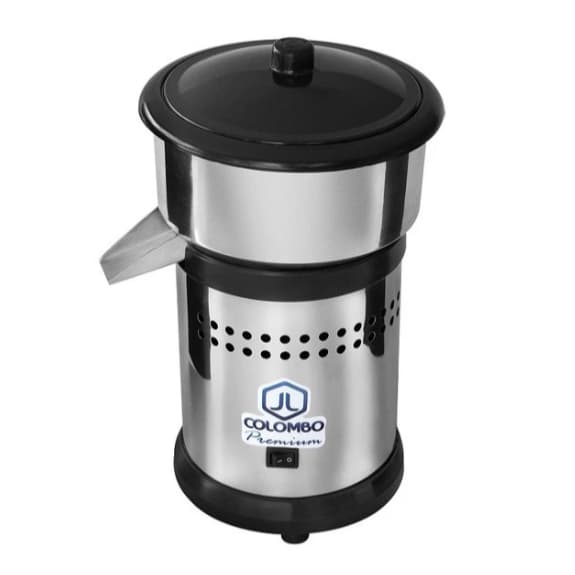 Espremedor Extrator Industrial em Aluminio Bivolt JL Colombo Sucos Frutas laranjas Cozinhas Restaurantes Bares