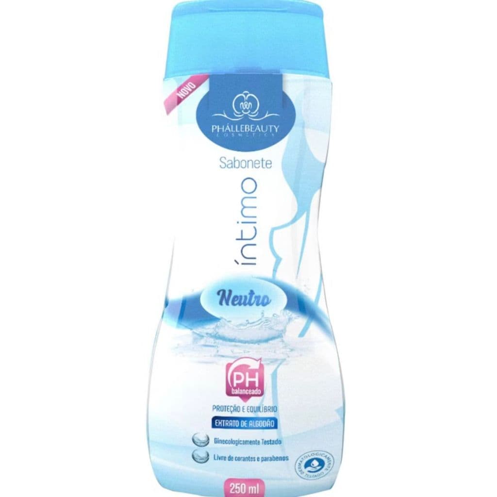 Sabonete Íntimo Neutro Extrato de Algodão Phállebeauty 250ml