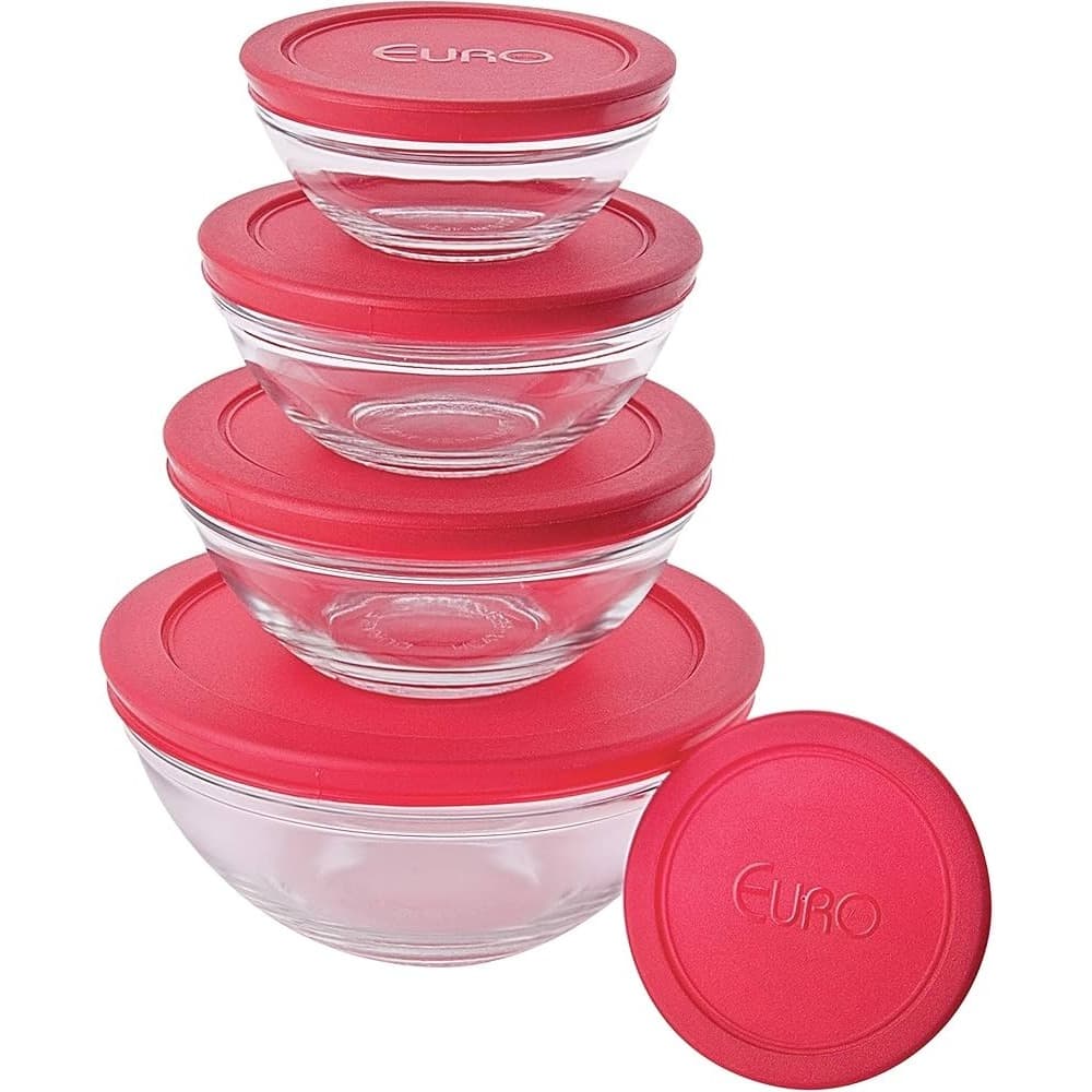 Kit 5 potes de vidro - XH Home
