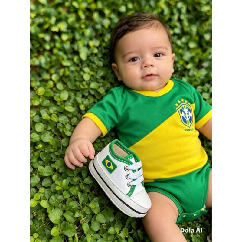 Sapato tenis infantil bebê copa torcedor recém nascido menino menina