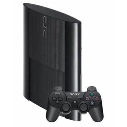 Console PlayStation 3 Super Slim Sony Desbloqueado 250GB / 500GB +2 Controle