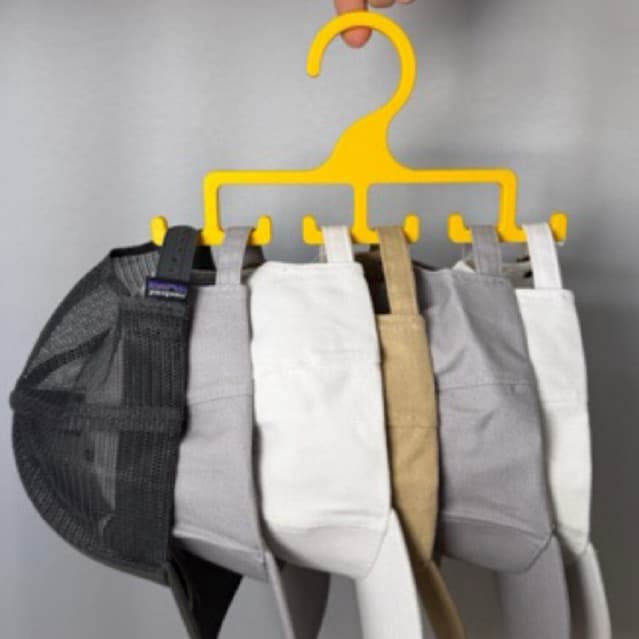 Cabide Organizador para Bonés 5 Ganchos | Suporte para Bonés | 2 Modelos