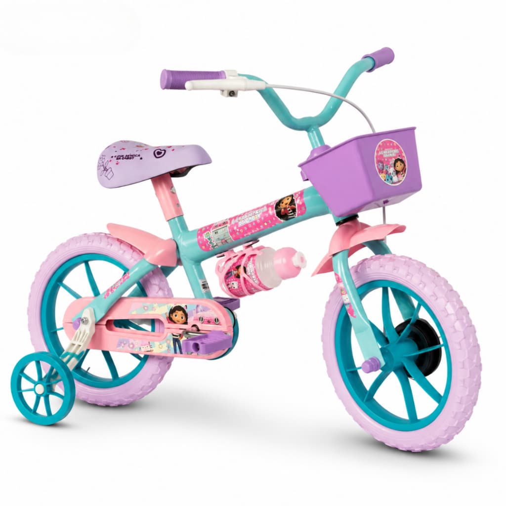 Bicicleta Infantil Aro 12 Casa Mágica Da Gabby Verden Original