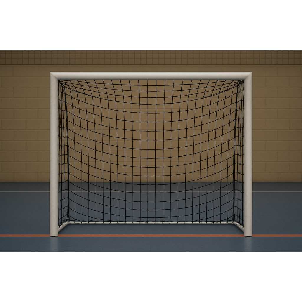 PAR DE REDE PARA FUTEBOL DE SALÃO 2MM NYLON PRETO BRANCO AZUL VERDE