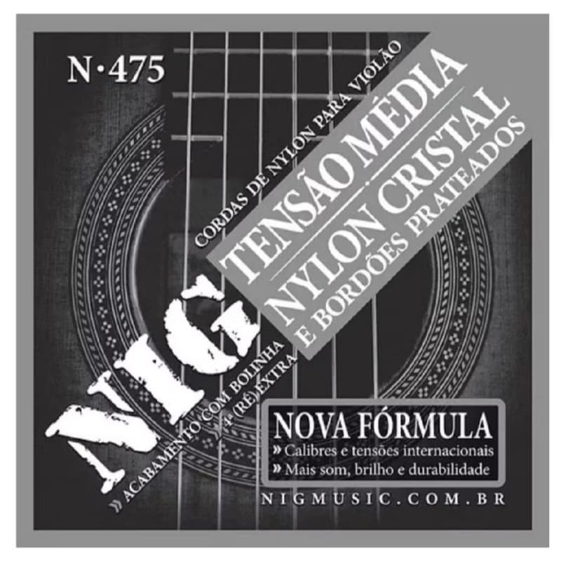 Encordoamento Nig de Nylon Para Violão com Bolinha N475