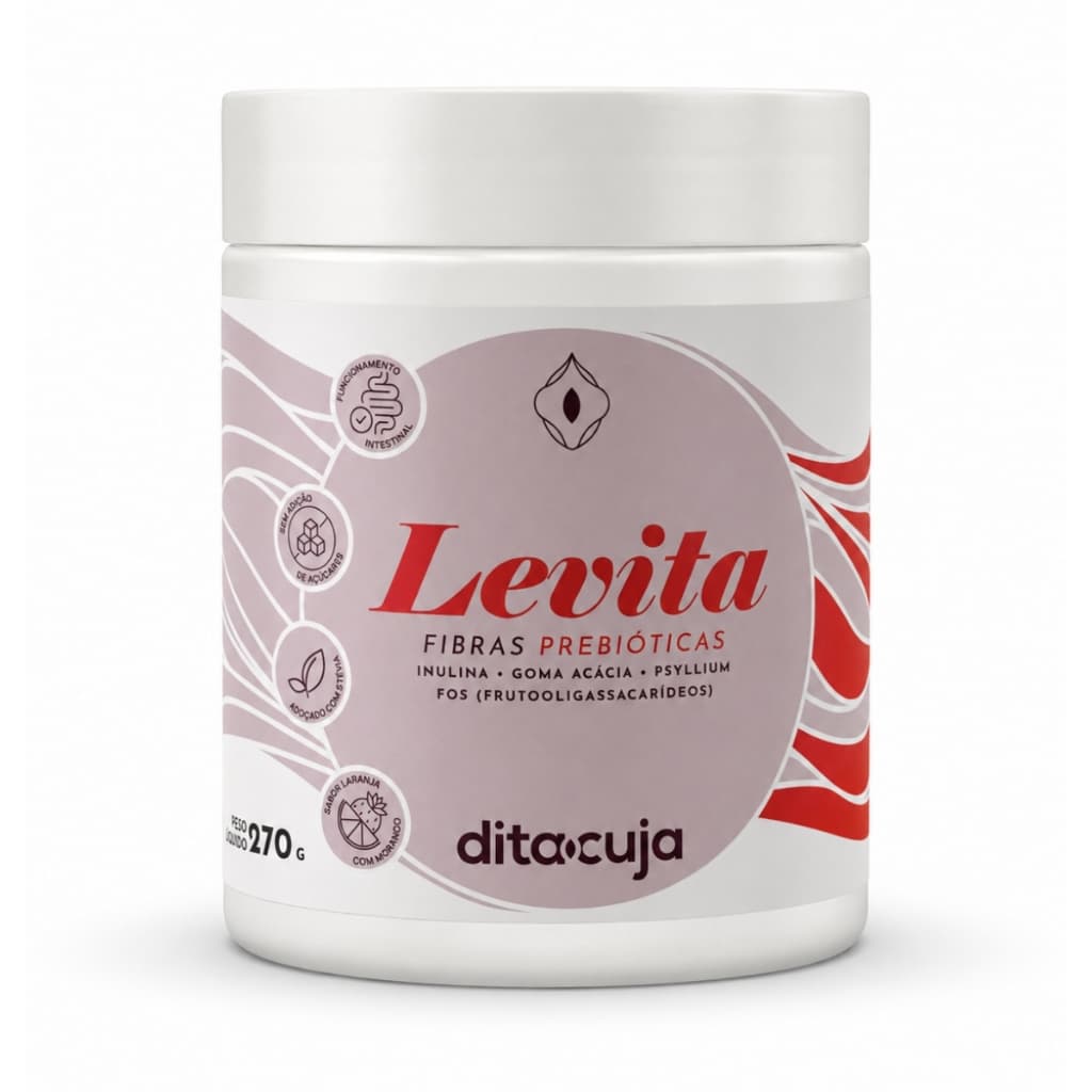 Fibras Prebióticas Levita Dita Cuja 270g, Saúde Intestinal
