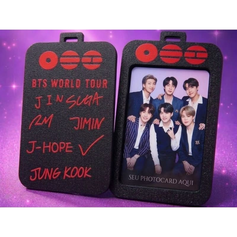 Holder BTS para Photocard BTS Arirang Preto - Sem photocard - Army