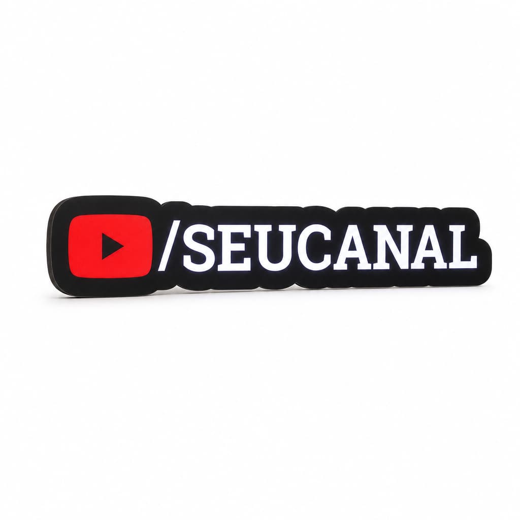 Letreiro Luminoso Personalizado Seu Carnal Youtube