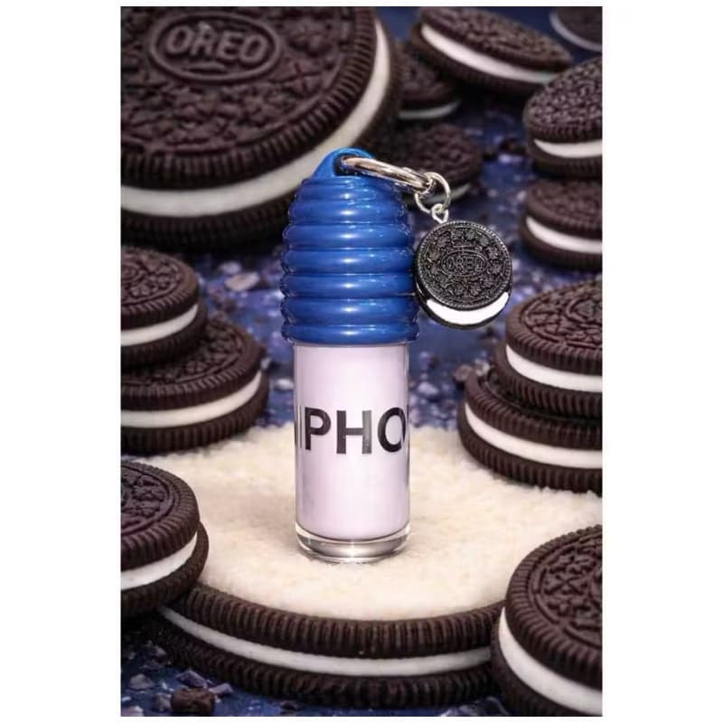 Lip Gloss Chaveiro Liporeo Oreo Hidratante Labial Brilho Intenso Sabor Chocolate