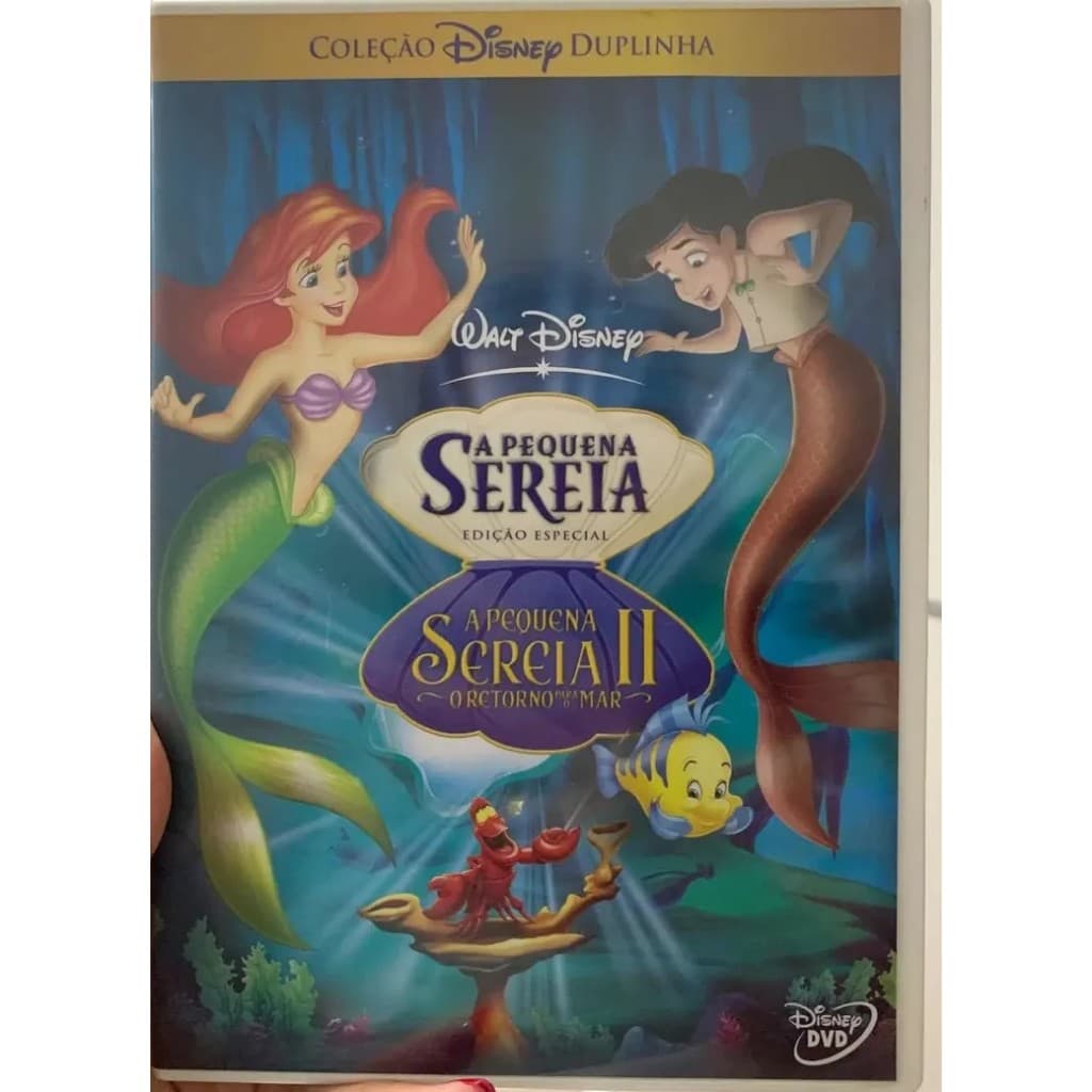 DVD Pequena sereia 1e 2 duplinha original lacrado raro top