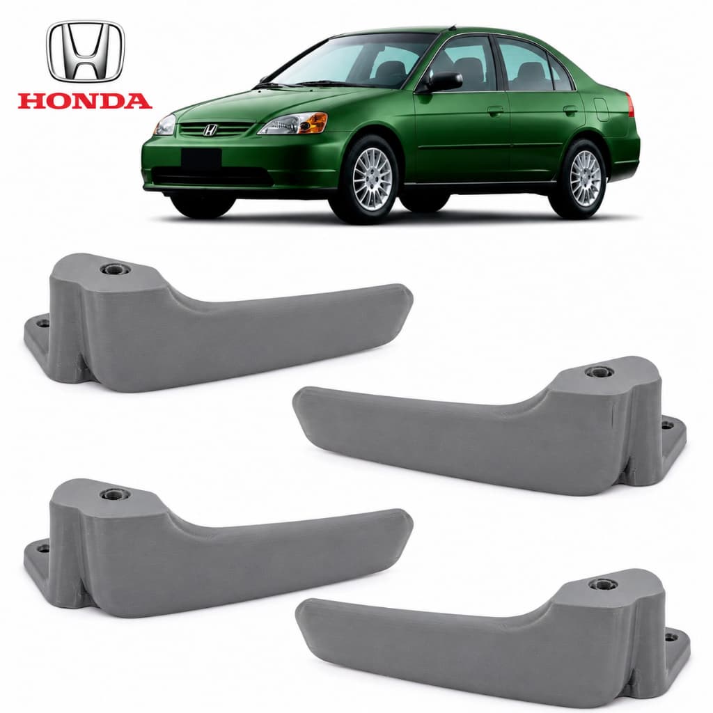 Puxador Interno Porta Honda Civic 7º Geração - Kit 4