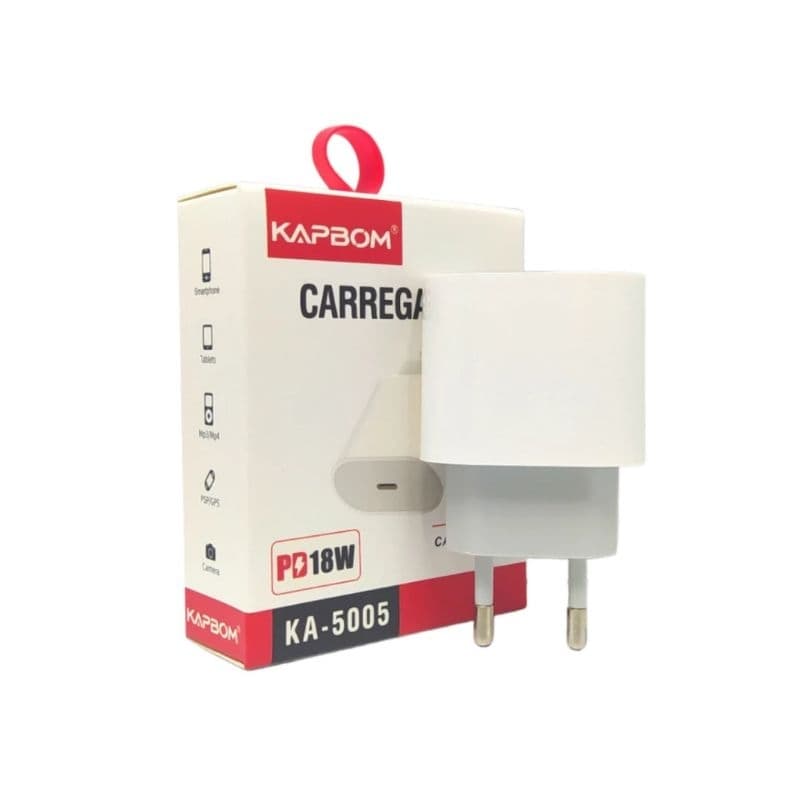 Fonte de Carregamento Rápido 18W Kapbom KA-5005