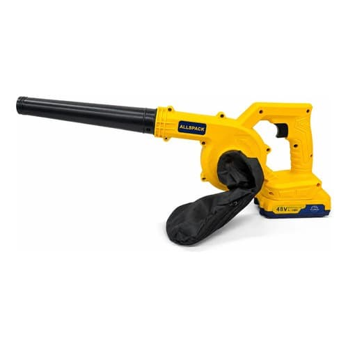 Soprador de Folhas Profissional Turbo 13000RPM Sem Fio 2 Baterias Aspirador de Folhas Alta Potência