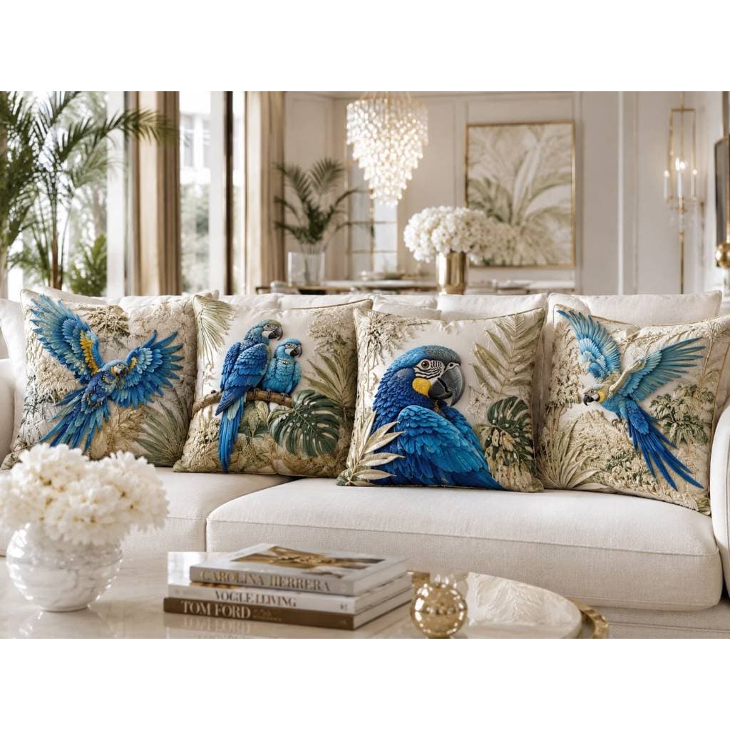 Kit 4  ou 3 Capas de Almofadas Decorativas 45x45cm modernas produtos com design de lux com zíper alta qualidade