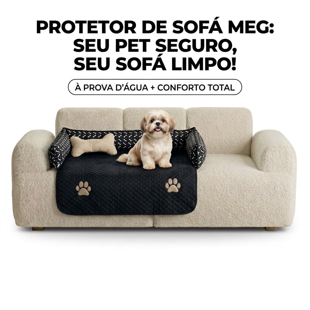Protetor de Sofá Pet Meg Impermeável Grande
