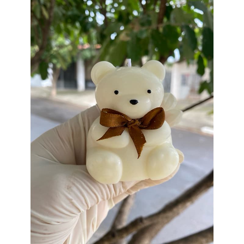 ursinho para lembrancinha vela urso cha de bebe maternidade aniversário lembrancinha vela aromática vela urso