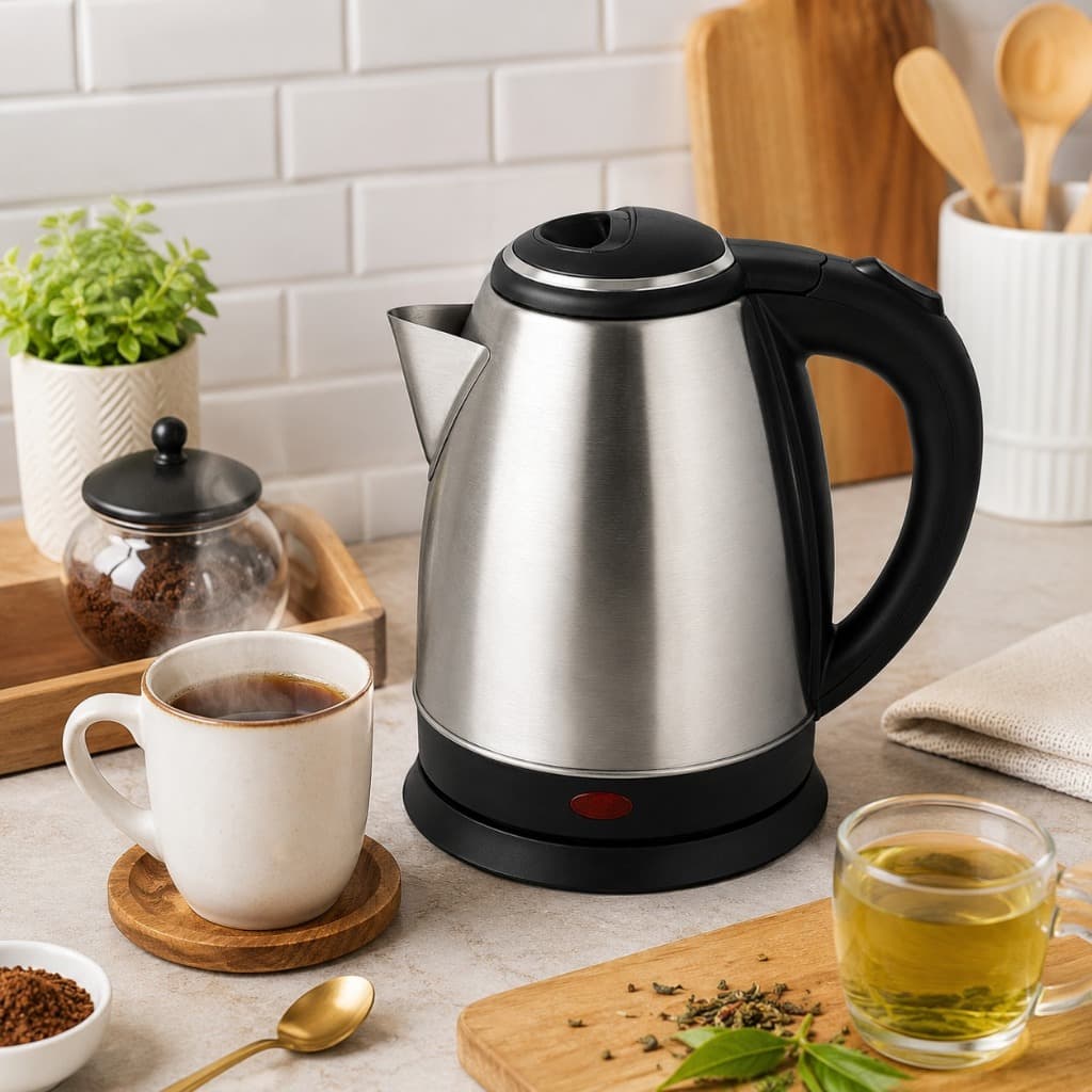 Chaleira Jarra  Elétrica Inox  1,8l  Desligamento Automático