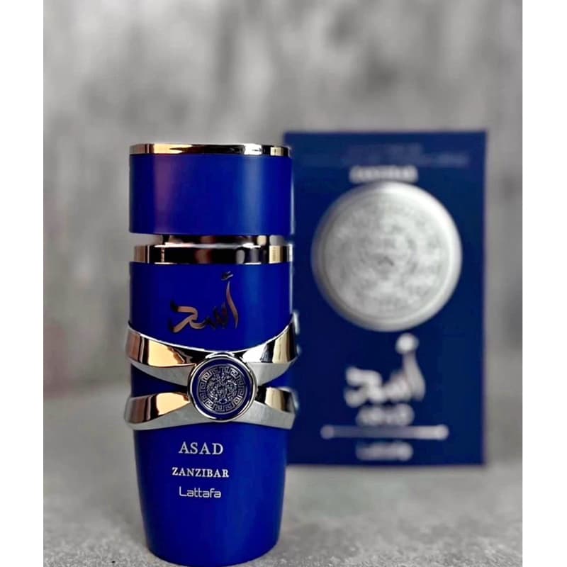 Perfume Árabe Lattafa Asad Zanzibar Eau de Parfum Masculino 100ml – Fragrância Sofisticada