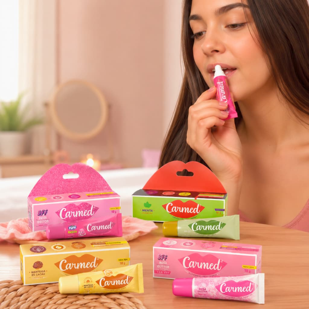 Hidratante Labial Boca Carmed Cimed Sabores Castela Surpresa 5g Promoção
