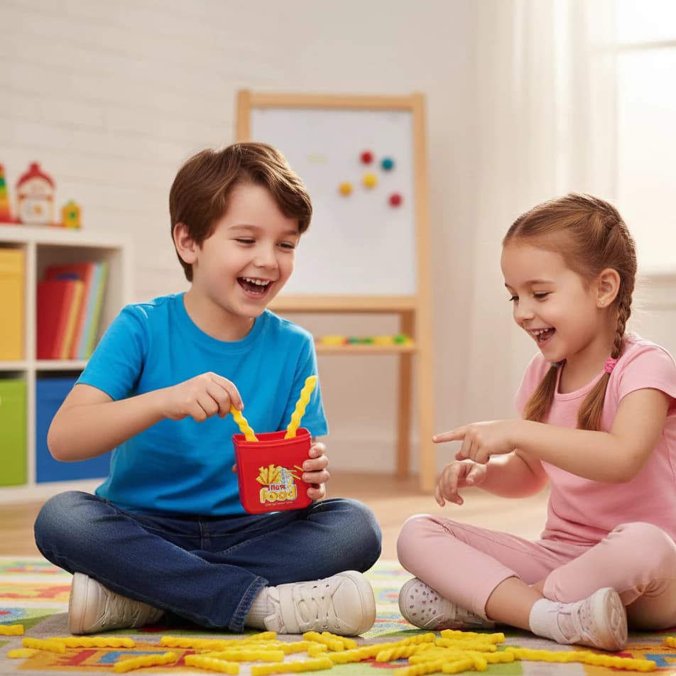 Brinquedo Interativo Pula Batata Infantil Criança Presente Jogo Tabuleiro Desafio