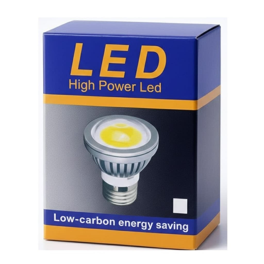 Lampada Led Mini Decorativa Dicroica 3W Branco Frio Para Ambiente Conforto de Facil Instalação E27