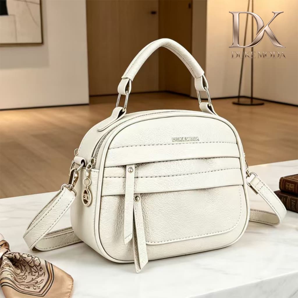 Bolsa de Couro Premium DUKE- Surpreenda com um Presente de Qualidade para Mãe, Namorada ou Amiga DEC6132