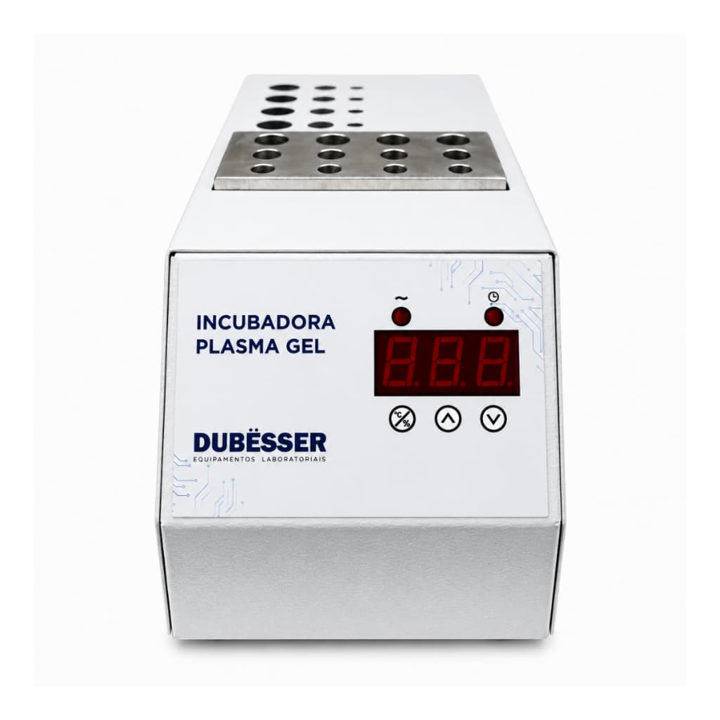 Incubadora Plasma Gel Aquecimento+ Resfriamento 12 furos ( 4x1mL 4x3mL 4x5mL*) laboratório profissional análises clínica