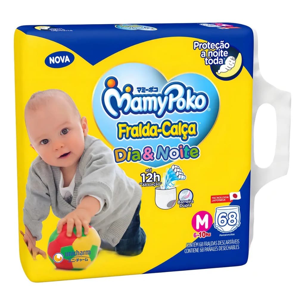 Fralda Calça MamyPoko Dia E Noite Kit Economico 2 Pacotes Infantil