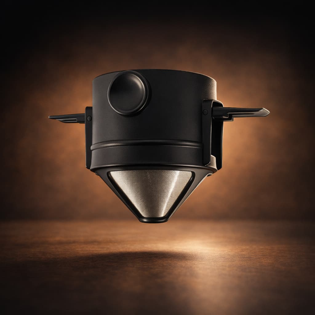 Filtro Coador Cafe Portatil Reutilizavel Suporte Dobravél Pratico Ecologico