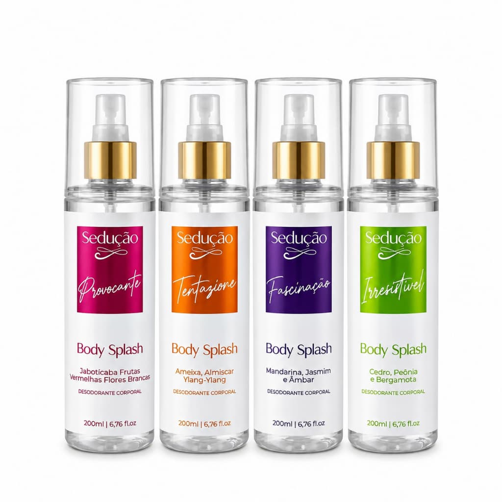 Body Splash Desodorante Corporal 200ml Alta Fixação
