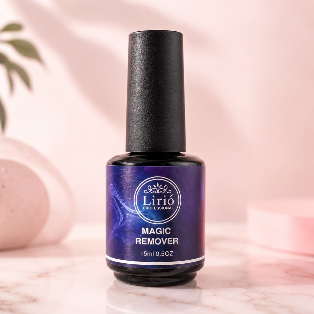Removedor de Esmalte em Gel Magic Remover Lirió 15ml Manicure Profissional