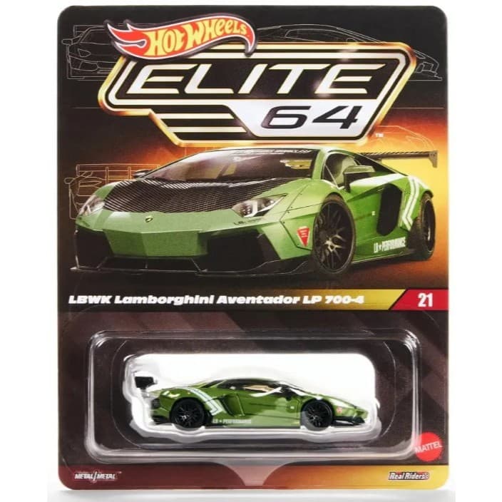 Hot Wheels Elite 64 - Lbwk Lamborghini Aventador Lp 700-4