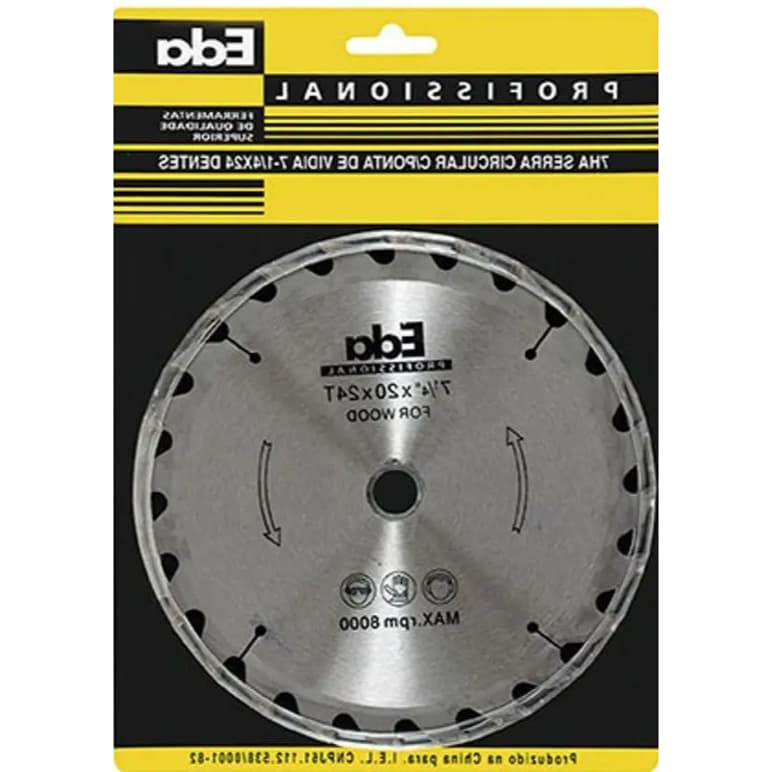 Disco Serra Corte Preciso Madeira 4 Pol C/ Videa 110mmx 24 Dentes Eda