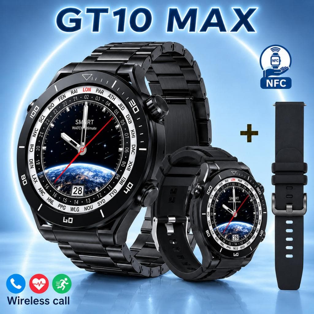 relógio inteligente GT5 PRO/GT10 chamada Bluetooth com função de monitoramento frequência cardíaca