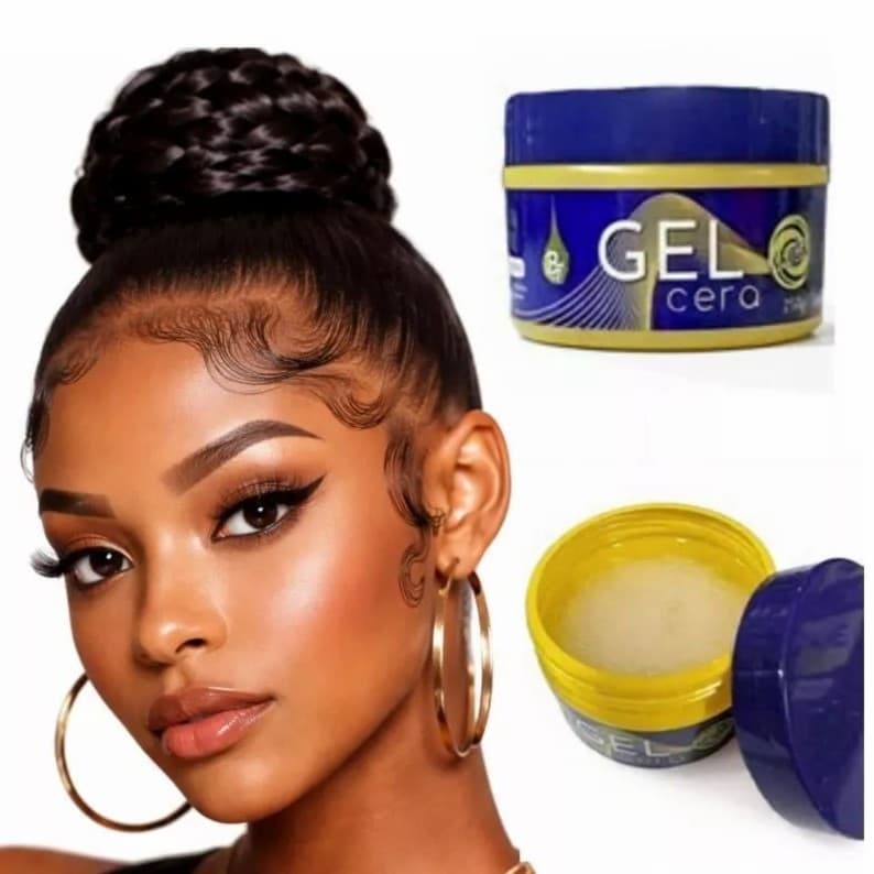 Gel Cera Transparente Baby Hair Controle De Frizz Ultra Forte 250G-GEL CERA-250G-Ser Mulher Hair