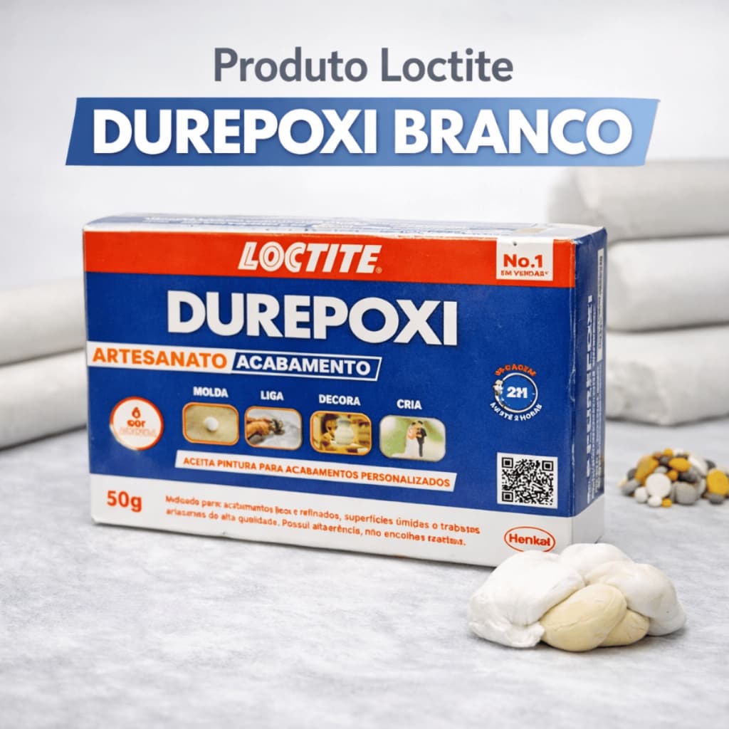 Durepoxi Massa Branca 50g LOCTITE