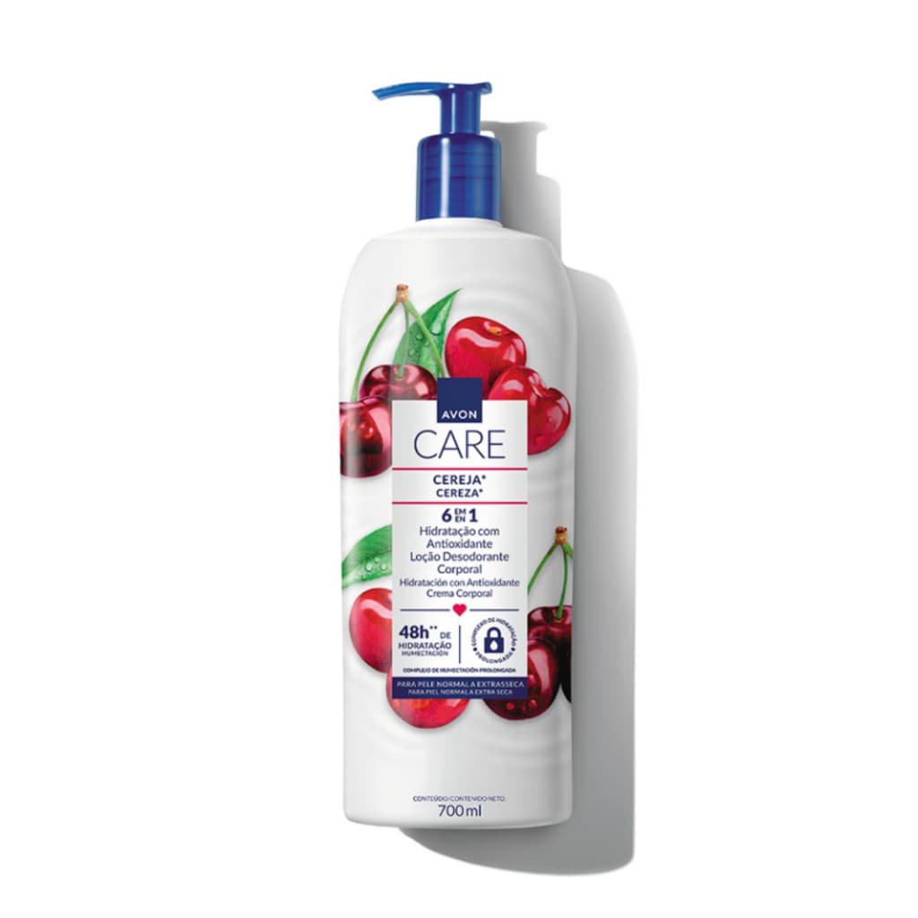 Avon Care Loção Hidratante Corporal Cereja 6em1 - 700ml